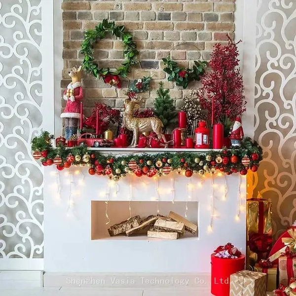 Hot Sale Christmas Ball Ornaments: 50-Piece Shatterproof Plastic Sets With Glitter & Electroplated Finishes photo-5