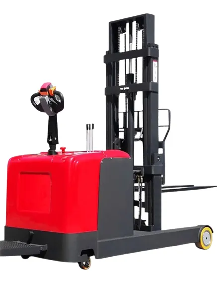 Electric Battery Operated Station Driven Pallet Forklift Truck Pallet Forklift Electric Stacker photo-5