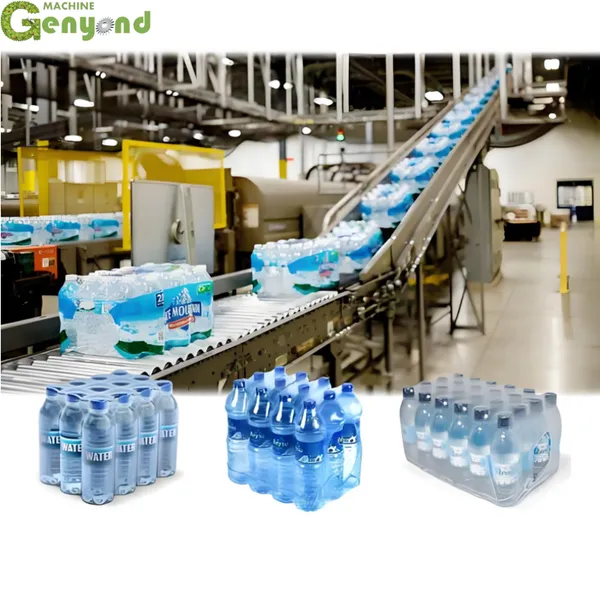Genyond Factory Glass Bottle Soda Water Packing Machine