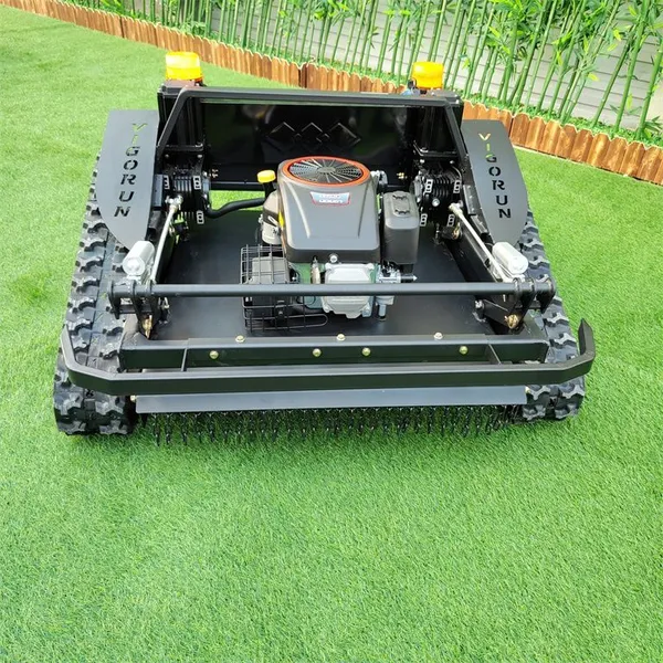 EPA Gasoline Powered Engine Brushless Walking Motor One-Button Start RC Tracked Slope Mower