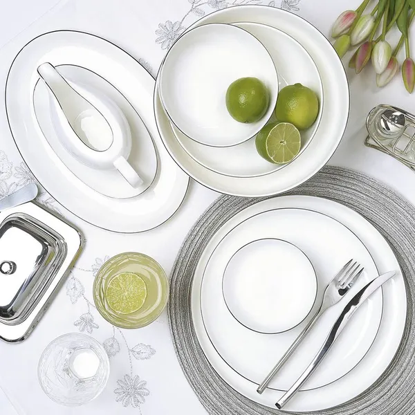 HOMTE Fine Bone China Wholesale OEM One-stop Sourcing Tableware Supplier