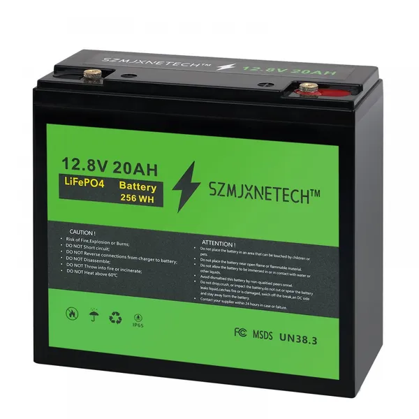 SZMJXNETECH 12V 20Ah LiFePO4 Battery