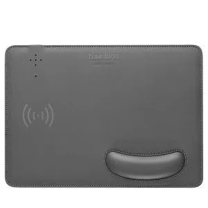 PU Mouse Pad Wireless Charger With Wrist Protection