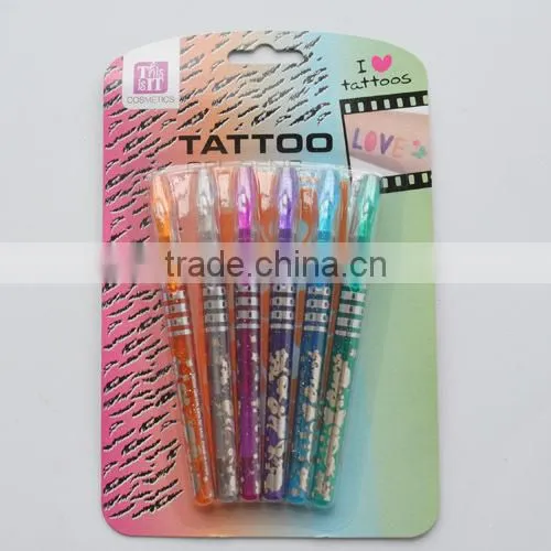 Scented Beautiful Big Save Christmas DIY Painting Glitter Tattoo Skin Gel Ink Pen photo-4