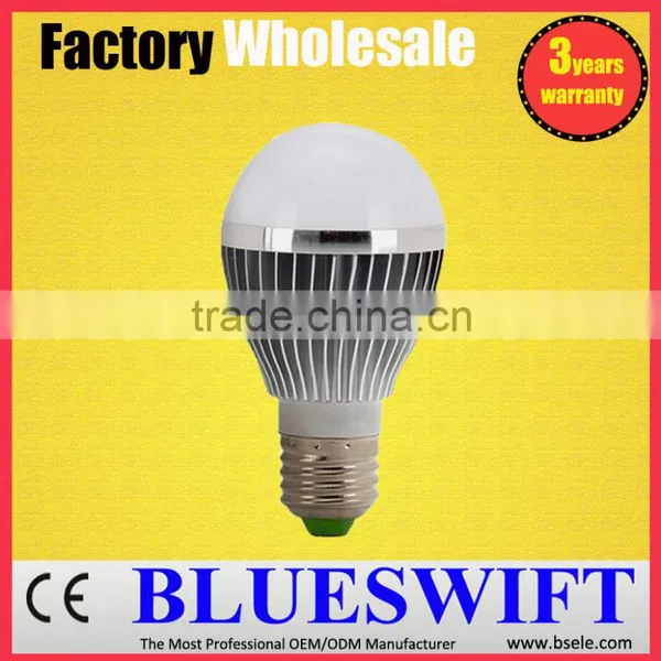 2 Years Warranty 3w 5w 7w Aluminum Housing Led Bulb