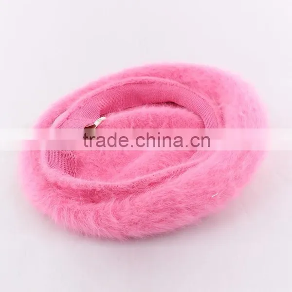 Pink Cute Lovely Girl Hats Children Caps Wool Pearl Hat Caps photo-4
