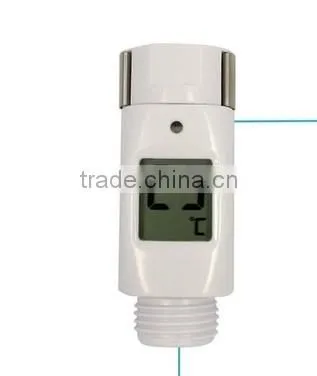CE RoHS Approval Led Alert Digital Shower Thermometer photo-2