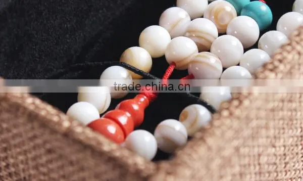 C112-4 ANPHY Chinese Style Long Rectangle Necklace(Jewelry)Box With Tassel 250mm*65mm*40mm photo-3