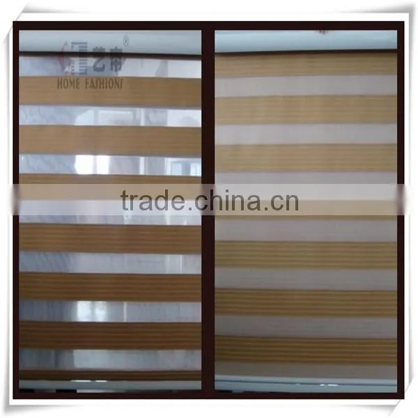 Motorized/Electric/Auto/Chain Day And Night Double Layer Zebra Blinds photo-3