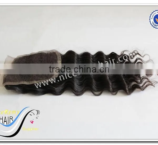 2016 Hot Sale Wholesale Top Quality 100 Virgin Human Hair Deep Wave 5*5 Lace Closure photo-6