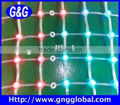 SMD5050 indoor/outdoor flex mesh led screen display with 1024pixels