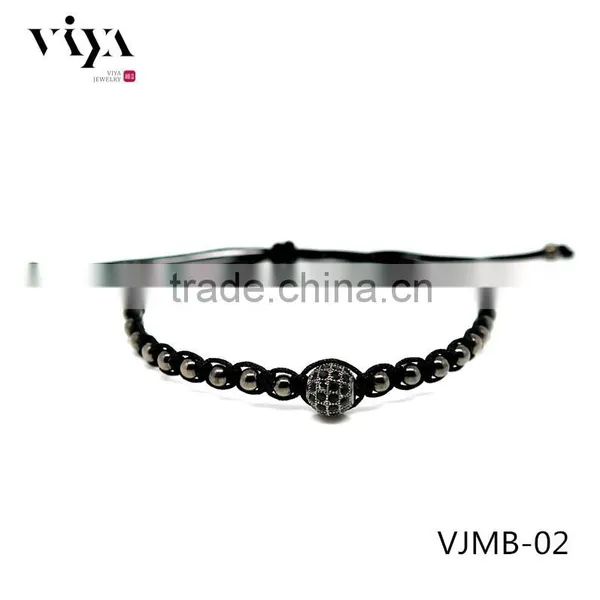 2016 SALE Latest Fashion Beaded Rope Bracelets,stainless Steel Beads Design Bracelet Jewelry photo-2