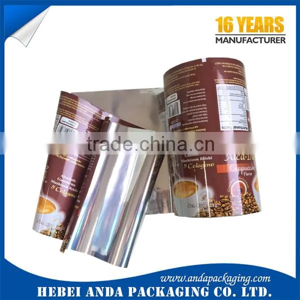 Multilayer Food Packaging Printed Plastic Roll Film/aluminum Foil Laminated Gravure Printing Wrapping Film Roll for Food photo-2
