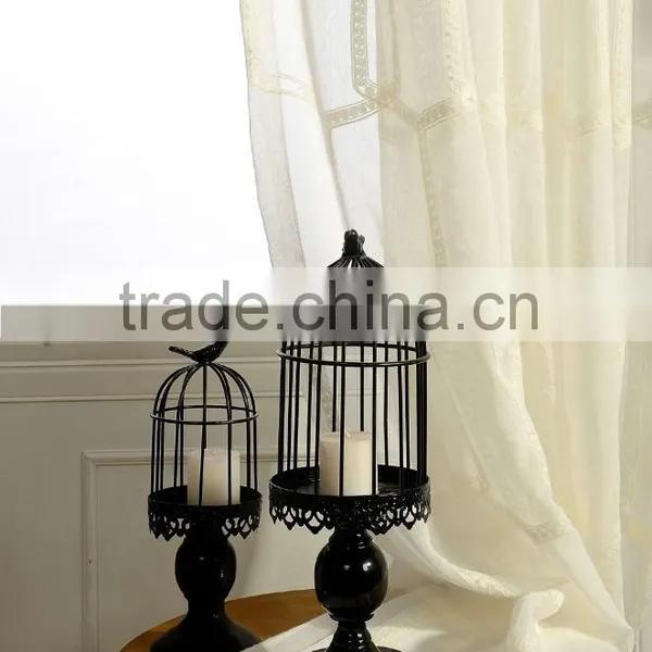 Factory Price Polyester Cotton Curtain Gauze Fabric photo-3