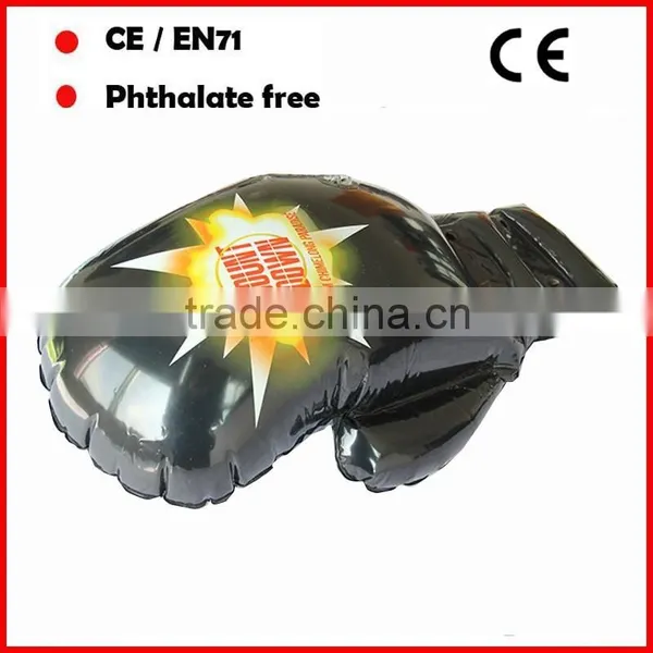 CE Certificates PVC Inflatable Boxing Gloves for Adults Custom Printing and Size