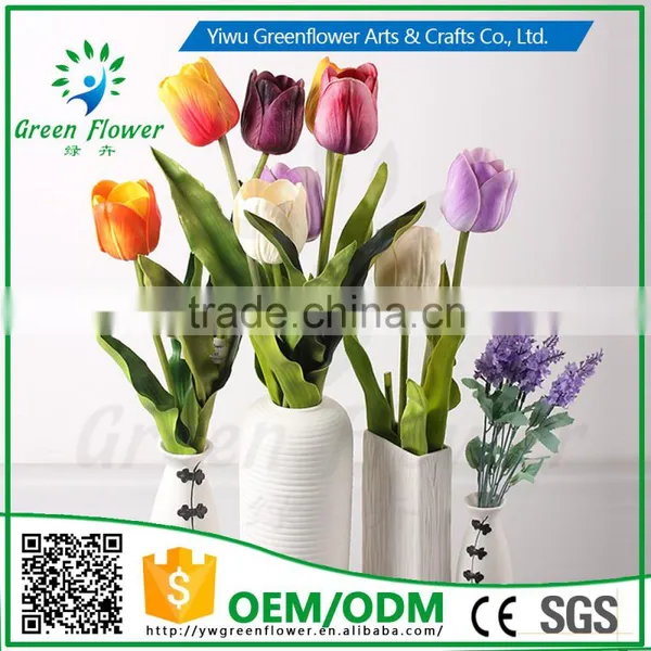 2016 WholesaleLatex 20" PU Artificial Flowers Real Touch Arts and Crafts no Silk Weddings Decoration Flowers Home Decor photo-4