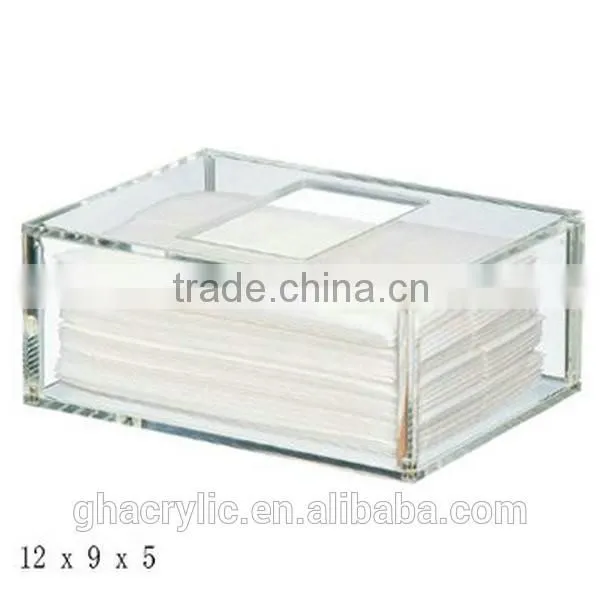 GH-RZ561 Customized Design Cute Acrylic Tissue Box Covers ,modern Acrylic Tissue Box Cover photo-5
