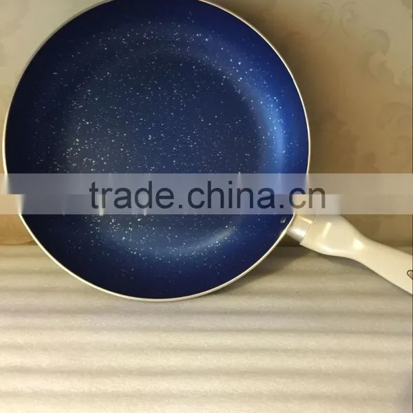 Aluminum Pressed / Forged Nonstick Diamond Stone Coating Frying Pans Sapphire Fry Pan Pancake Pan Egg Pan photo-5