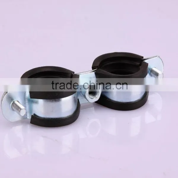 Double Loop Pipe Clamp With Rubber photo-4