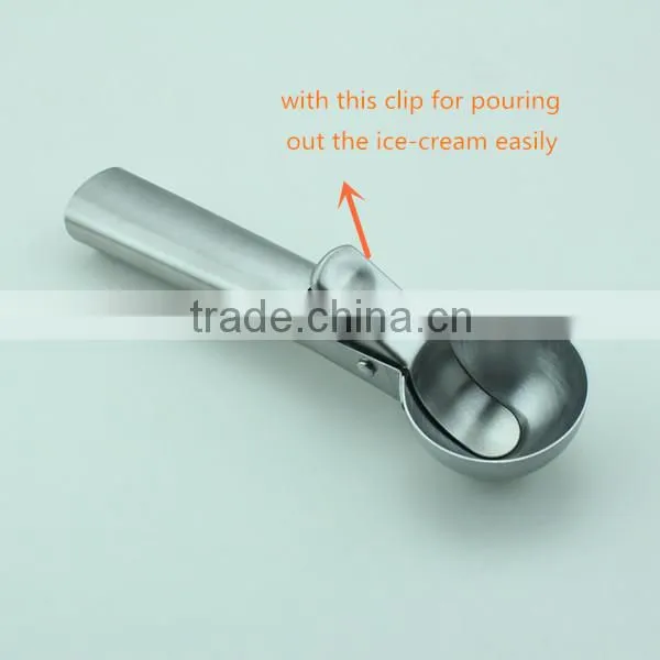 2016 Practical Stainless Steel Ice Cream Scoop With Clip photo-2