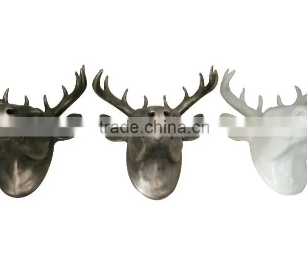 Golden Deer Head Resin Nativity Figurines photo-5
