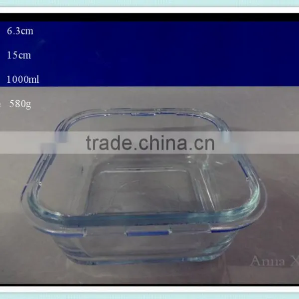 Xuzhou Supply Rectangle Glass Fruit Plates photo-5