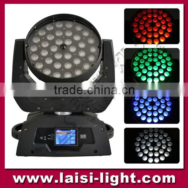 Laisi Hot 36 Pcs RGBW 4 in 1 With 36*10w Led Beam Moving Head Lights for Sales photo-3
