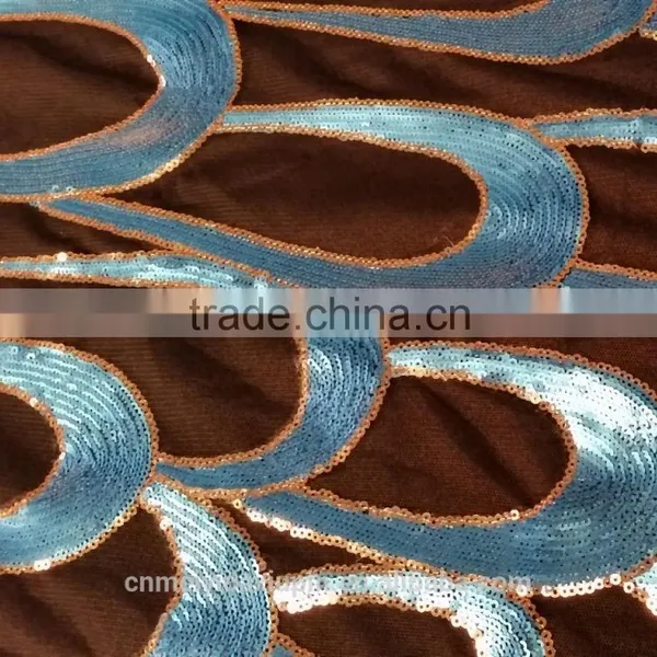 2015 New Design Chemical Fabric Embroidery Laces for Women Dress and Curtain