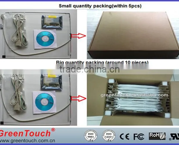 GreenTouch Advertising 18.5inch SAW Touch Screen With Usb Controller for Tft Lcd Monitor photo-4