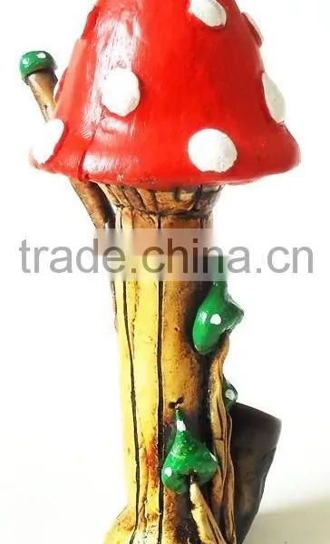 Figurine Shaped Hand Crafted Smoking Pipes - Tall Mushroom photo-3