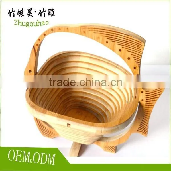Environmental Protection Vegetable Basket Made by Wooden photo-4