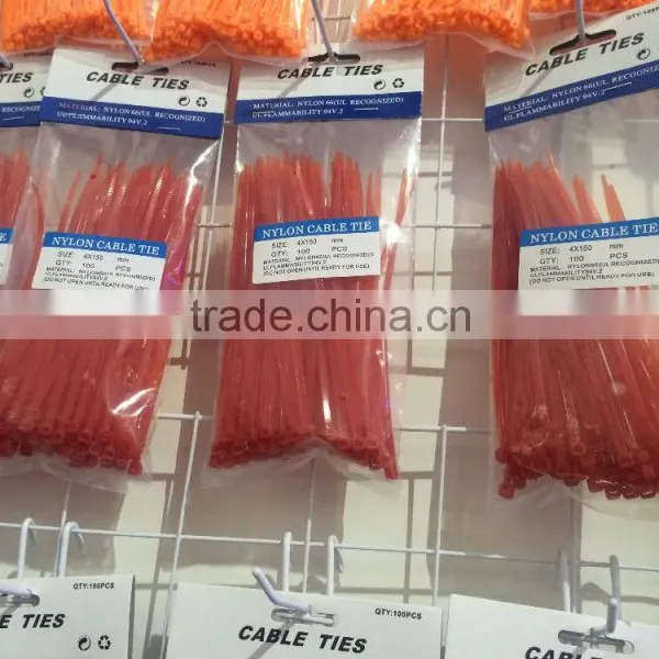 Hot Sale Nylon Zip Ties/cable Strips/twist Ties 5*100 With UL SGS photo-3