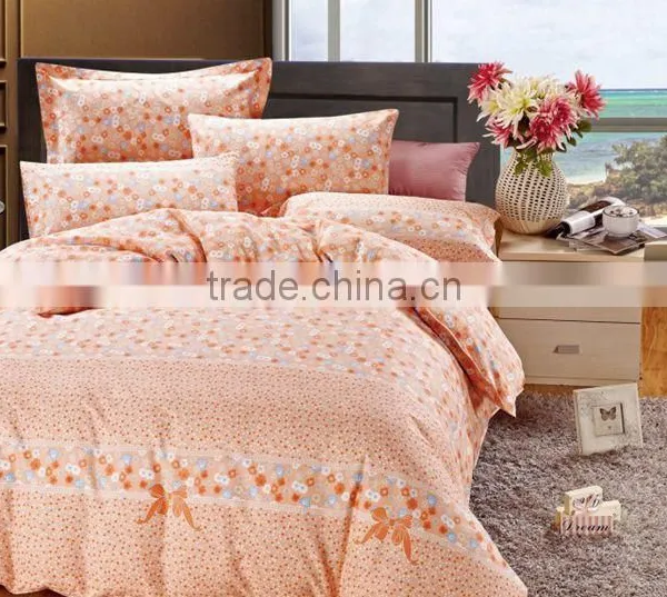 100%cotton 40*40 128*68 Pigment Print Bedding Set photo-2