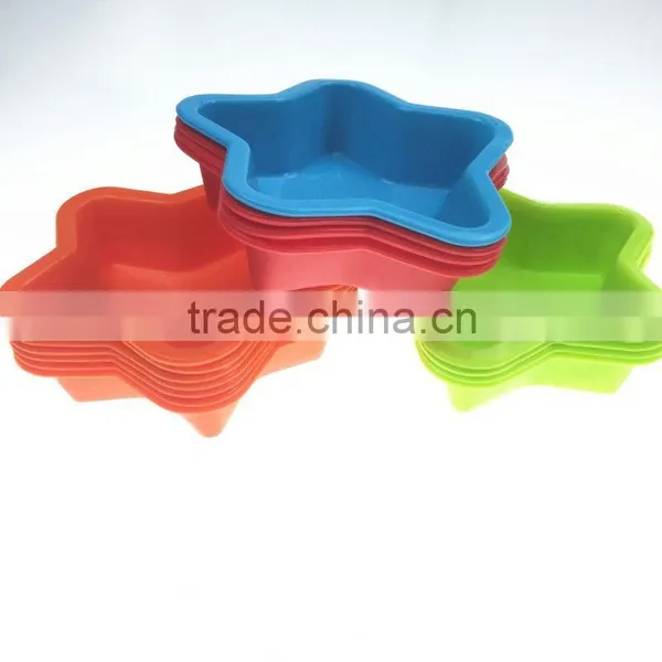 Silicone Muffin Baking Cups Silicone Cupcake Liners Cupcake Mold Cupcake Square Paper Baking Cups photo-6