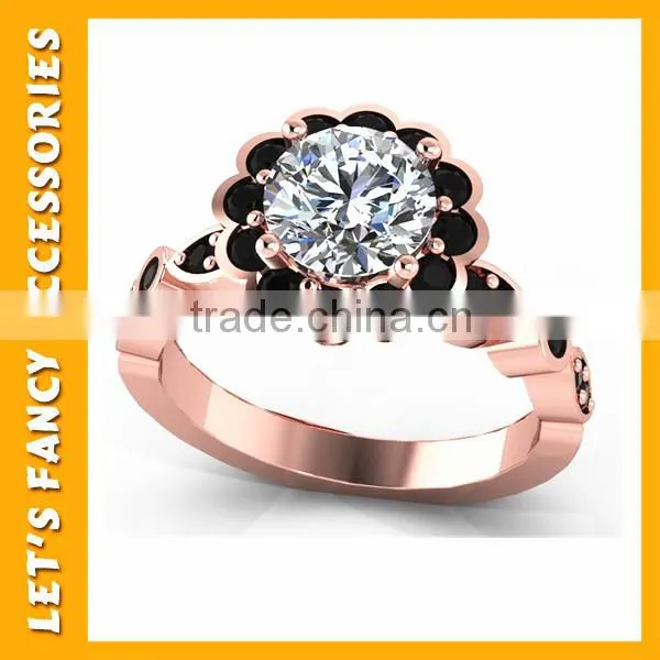 925 Sterling Silver Silver Ring Design Wholesale Wedding Ring PGRG0051 photo-4