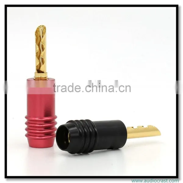 OEM Copper Hollow Connectors Banana Plug Tube Amplifie photo-2