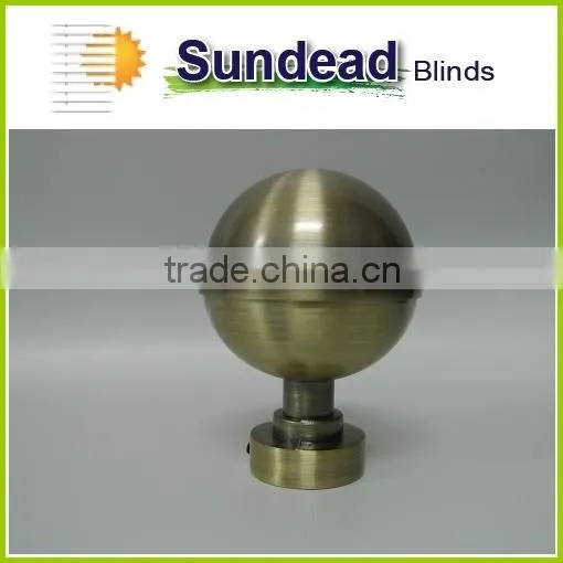 Chrome Alum Crystal Aluminium Curtain Rod Accessories Curtain Classic Style for Window Decorations photo-3