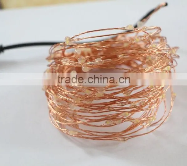 12V Copper Wire 10M 100 Leds String Lights photo-2