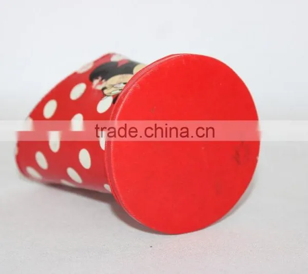 Cute Heart-shaped Cardboard Pen Holder/Colorful Faux Leather Pencil Box photo-5