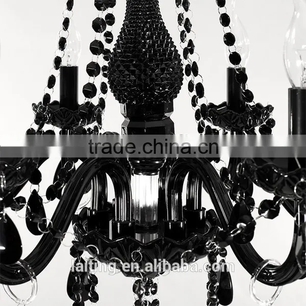 Black Crystal Glass Chandelier Lights for Ballroom Quality Choice photo-6