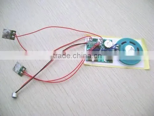 Fancy greeting cards voice recorder module for vivi