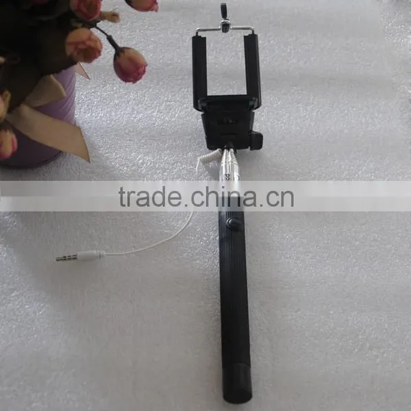 With Notch Prevent Rotation Cable Take Pole Selfie Stick, Monopod Selfie-stick