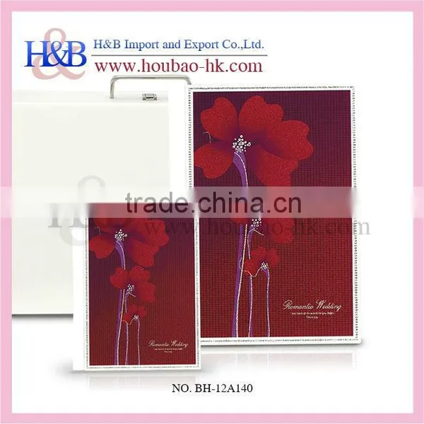 New Design Red Wedding Loose-leaf Photo Album