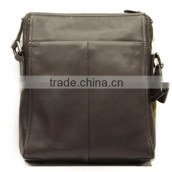 Hot Selling Genuine Leather Man Small Style Leather Sling Shoulder Bag photo-2