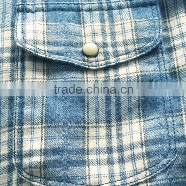 China Manufacture OEM Men Casual Check Shirts Mens Cotton Shirts photo-4
