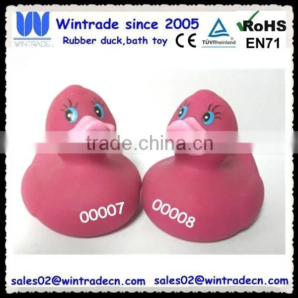 10CM Race PVC Duck Large Size Float on the River