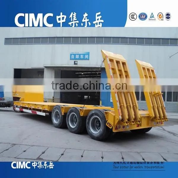 CIMC 3 Axle 60tons Lowboy Low Bed Semi Trailer Supplier's Choice photo-4