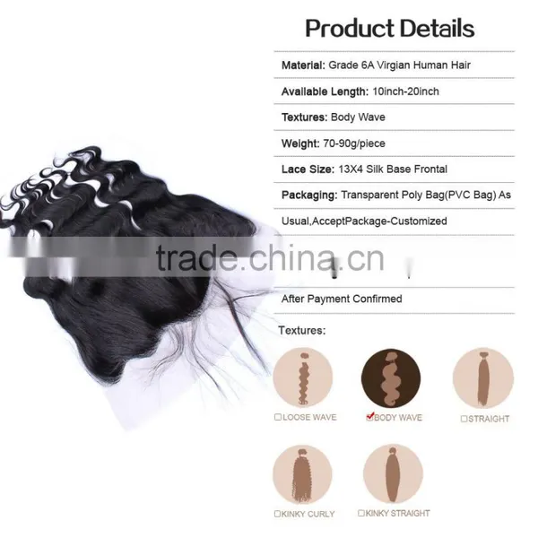 Brazilian Lace Frontal Closure 13x4 Ear to Ear Frontal Lace Closure photo-5