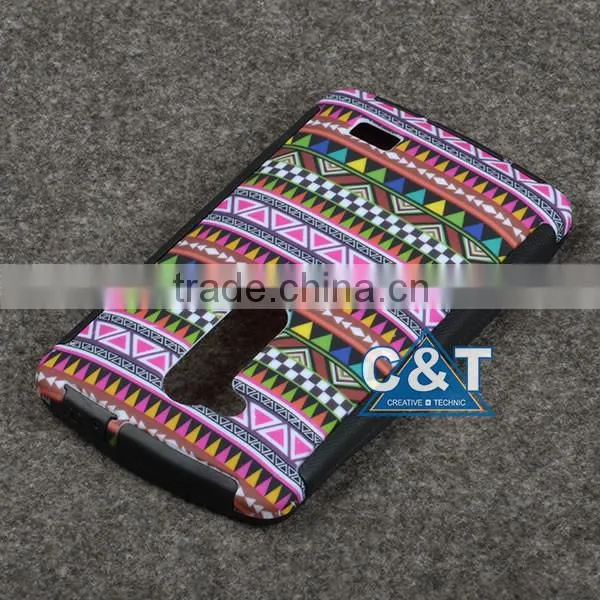 C&T Hot Triangle Printing 2 in 1 Combo Case For LG L FINO D290 / D295 Phone photo-2