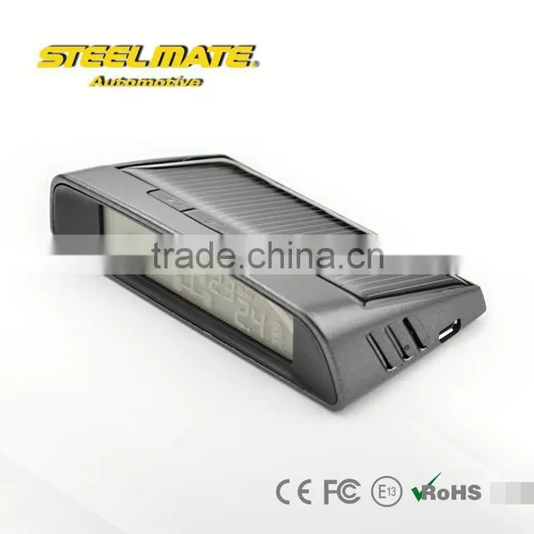 2015 SteelmateTP-S1 Solar Power Tpms 58 Psi Valve Caps Pressure Indicator, Belt Cutter Led, Car Hud photo-2